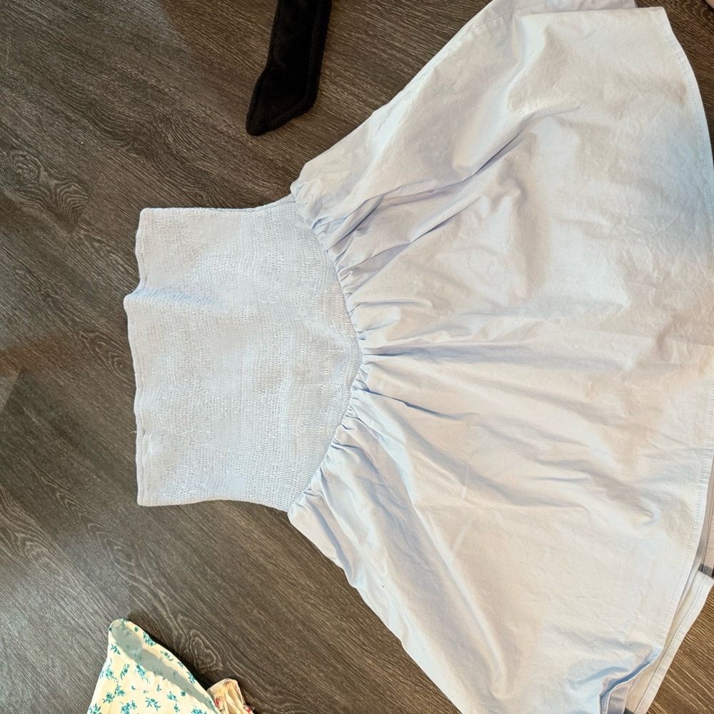 Windsor White Strapless Mini Dress